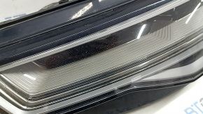 Front left headlight assembly Audi A6 C7 16-18 rest LED, sand, chip, yellowing LED