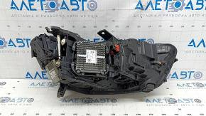 Front left headlight assembly Audi A6 C7 16-18 rest LED, sand, chip, yellowing LED