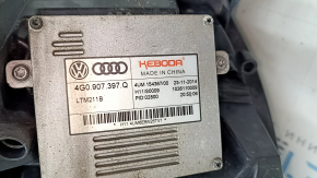 Front left headlight assembly Audi A6 C7 16-18 rest LED, sand, chip, yellowing LED