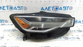 Front right headlight assembly Audi A6 C7 16-18 rest LED, sand, yellow LED