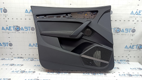 Door trim card front left Audi Q5 80A 21-25 black leather, black armrest, Bang & Olufsen, worn