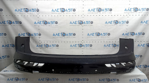 Bare rear bumper, upper part, Audi Q5 80A 21-25, for parking sensors, black, worn