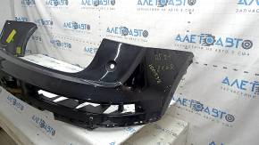 Bare rear bumper, upper part, Audi Q5 80A 21-25, for parking sensors, black, worn