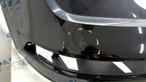 Bare rear bumper, upper part, Audi Q5 80A 21-25, for parking sensors, black, worn