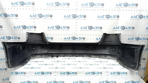 Bare rear bumper Audi A6 C7 16-16 rest, for parking sensors, without plug, scratches, dents