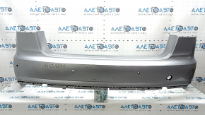 Bare rear bumper Audi A6 C7 16-16 rest, for parking sensors, without plug, scratches, dents