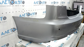 Bare rear bumper Audi A6 C7 16-16 rest, for parking sensors, without plug, scratches, dents