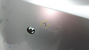 Bare rear bumper Audi A6 C7 16-16 rest, for parking sensors, without plug, scratches, dents
