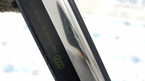 Molding door-glass central front right Audi A6 C7 12-18 chrome, scratches