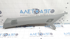 Front pillar trim left Audi Q5 80A 18-25 gray, under tweeters, scratch, crack in mount