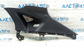 Upper right rear pillar trim Ford Mustang Mach-E 21-26 black, scratches, dent from the inside