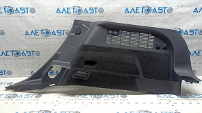 Rear right arch trim for Ford Mustang Mach-E 21-26, black, with lamp and cigarette lighter, scratches