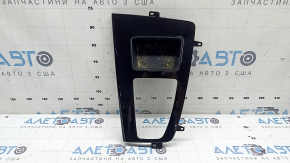 Center console trim for Audi Q5 80A 21-25, glossy black, scratches