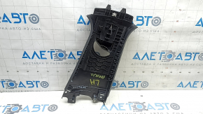 Upper center pillar trim, left, Ford Mustang Mach-E 21-21, black, scratches, worn