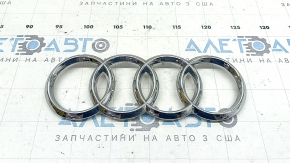 Emblem badge radiator grill Audi A6 C7 16-18 rest, sand
