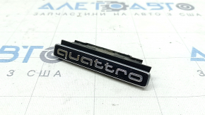 Emblem inscription "quattro" on the radiator grille Audi A6 C7 16-18 rest