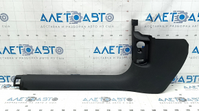 Inner door sill trim, front left, Audi A6 C7 12-18, black, scratches