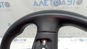 Bare steering wheel Audi Q5 80A 21-23 leather, black, heated, without buttons, with paddles, scratch