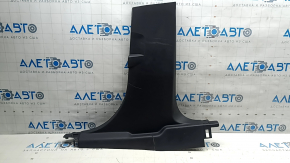 Lower right center pillar trim for Ford Mustang Mach-E 21-26, black, scratches, broken fasteners