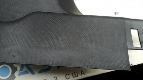 Lower right center pillar trim for Ford Mustang Mach-E 21-26, black, scratches, broken fasteners