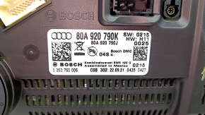 Audi Q5 80A 21-24 instrument cluster, large display, 115k, broken fasteners