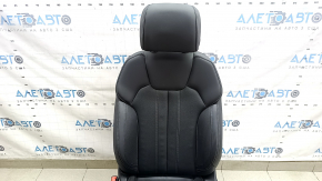 Driver's seat Audi Q5 80A 21-25 with airbag, electric, heated, black leather with gray stitching, perforation