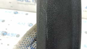 The driver's seat control cover for the Audi A6 C7 12-18 is black, with scratches and a crack in the mount