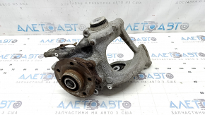 The axle shaft with the rear left hub of the Audi A6 C7 12-18 AWD has microcracks, rusty hub