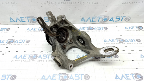 The axle shaft with the rear left hub of the Audi A6 C7 12-18 AWD has microcracks, rusty hub