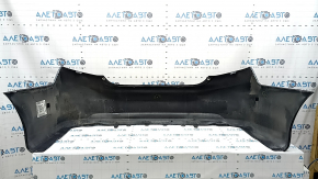 Rear bare bumper Toyota Camry v50 12-14 usa LE XLE, graphite, dented, scratches, broken fasteners
