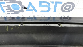 Rear bare bumper Toyota Camry v50 12-14 usa LE XLE, graphite, dented, scratches, broken fasteners