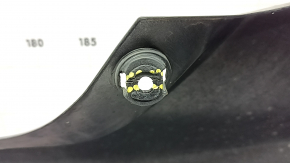 Rear bare bumper Toyota Camry v50 12-14 usa LE XLE, graphite, dented, scratches, broken fasteners