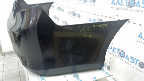 Rear bare bumper Toyota Camry v50 12-14 usa LE XLE, graphite, dented, scratches, broken fasteners