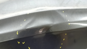 Rear bare bumper Toyota Camry v50 12-14 usa LE XLE, graphite, dented, scratches, broken fasteners