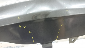 Rear bare bumper Toyota Camry v50 12-14 usa LE XLE, graphite, dented, scratches, broken fasteners
