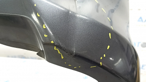 Rear bare bumper Toyota Camry v50 12-14 usa LE XLE, graphite, dented, scratches, broken fasteners