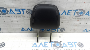 Headrest 2nd row left Ford Mustang Mach-E 21-26 black leather, gray and black stitching