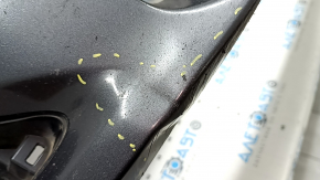 Bare front bumper Toyota Camry v50 12-14 usa LE XLE, graphite, scratches, broken fasteners, dented