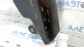 Bare front bumper Toyota Camry v50 12-14 usa LE XLE, graphite, scratches, broken fasteners, dented