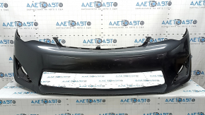 Bare front bumper Toyota Camry v50 12-14 usa LE XLE, graphite, scratches, broken fasteners, dented