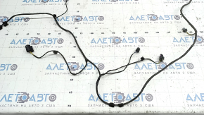 Wiring for the front bumper of a BMW X3 F25 15-17 restyling, for fog lights, parking sensors, ambient air temperature sensor and camera