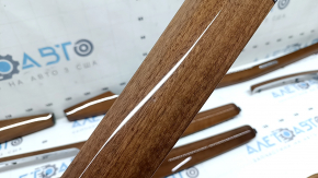 Set of interior trims for Audi Q5 80A 21-25, wood, quattro, chrome, scratches, broken fasteners