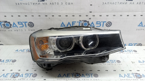 Front right headlight assembly BMW X3 F25 15-17 xenon adaptive, for polishing, scratches