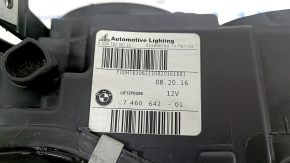 Front right headlight assembly BMW X3 F25 15-17 xenon adaptive, for polishing, scratches