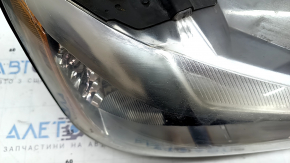 Front right headlight assembly BMW X3 F25 15-17 xenon adaptive, for polishing, scratches