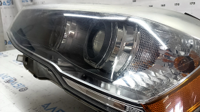 Front left headlight assembly BMW X3 F25 15-17 xenon adaptive, for polishing, scratches