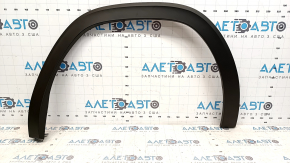 Rear left fender arch trim for Volkswagen Atlas Cross Sport 20-26, black structure, R-Line