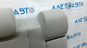 Backrest of the rear row 2nd row right Toyota Camry v50 12-14 usa fabric, gray, with armrest, dry cleanable