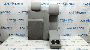 Backrest of the rear row 2nd row right Toyota Camry v50 12-14 usa fabric, gray, with armrest, dry cleanable