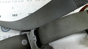 Driver's seat belt with squib for Toyota Camry v50 12-14 usa, gray, dry-cleanable